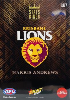 2024 Select AFL Footy Stars - Stats Kings #SK7 Harris Andrews Back